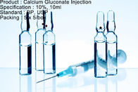 Inyección del gluconato del calcio pequeño volumen parenteral para Hypocalcemic Tetany