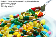Pentoxifylline hace tabletas 400mg medicaciones orales del Modificar-lanzamiento 400mg