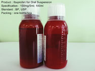 Ibuprofen para la suspensión oral 100mg/5ml; jarabe seco del ibuprofen oral de las medicaciones 100ml