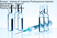 Pequeña inyección 10mg/1ml del volumen de la vitamina K1 Phylloquinone