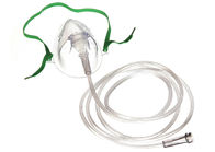 Color transparente simple de la máscara de oxígeno del aparato médico disponible del PVC