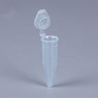 Tubo de centrífuga micro cónico del plástico 1.5ml con el casquillo de la prensa