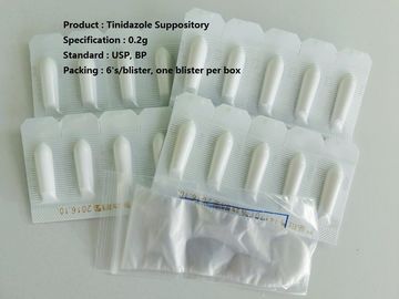 0,2 medicaciones Nitroimidazole del supositorio de g Tinidazole antimicrobiano para vaginal
