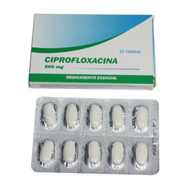 El clorhidrato de Ciprofloxacin hace tabletas 250mg; 500mg, medicaciones orales