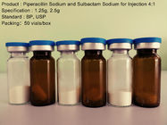 1.25g 2.5g secan la inyección del sodio de Piperacillin del polvo/del sodio de Sulbactam