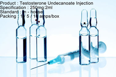 Pequeña inyección de Undecanoate de la testosterona de la medicación de la hormona del volumen
