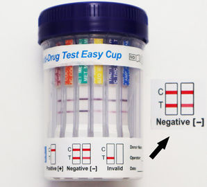 Prueba de droga multi modificada para requisitos particulares de la taza de la orina de los 12 paneles para la alta exactitud del uso en el hogar