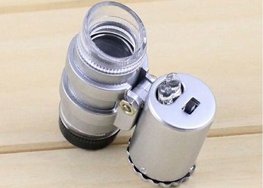 Investigue el mini microscopio óptico del bolsillo del equipamiento médico/45X LED