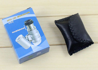 Investigue el mini microscopio óptico del bolsillo del equipamiento médico/45X LED