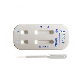 Tarjeta rápida médica de la prueba de Igg/Gm del color blanco tamaño ISO13485 de 3.0m m/de 4.0m m