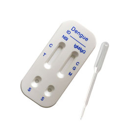 Tarjeta rápida médica de la prueba de Igg/Gm del color blanco tamaño ISO13485 de 3.0m m/de 4.0m m