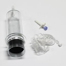 jeringuilla angiográfica de la alta presión del CT del inyector del equipo 200ml de la dosis de las jeringuillas plásticas quirúrgicas estéril del control