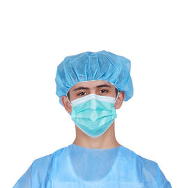 Casquillos no tejidos médicos respirables Eco de los vestidos quirúrgicos de la mascarilla - amistoso