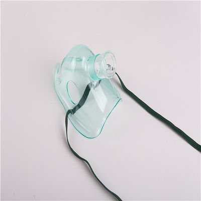 Máscara de oxígeno transparente del Pvc del nebulizador médico estéril del gas del EO
