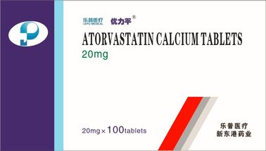 La medicina/el calcio orales hipolipidémicos de Atorvastatin hace tabletas 10mg 20mg 10x3 10x10